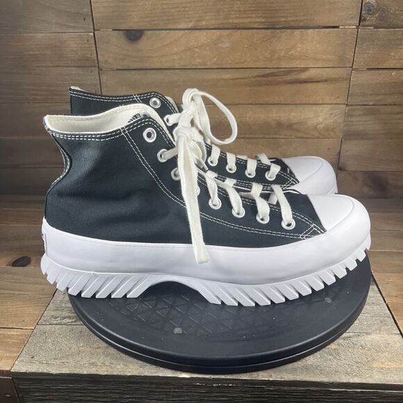 Converse Shoes - Converse Chuck Taylor Lugged 2.0 Womens Size 10.5 Sneaker Black Top Shoes